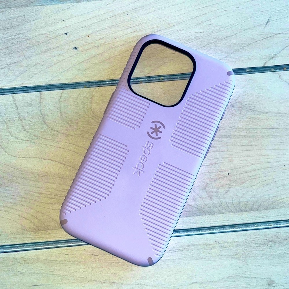Speck iPhone 15 Pro Candy Shell Grip Purply Pink Case